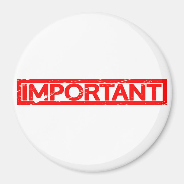 Important Stamp Magnet (Front)