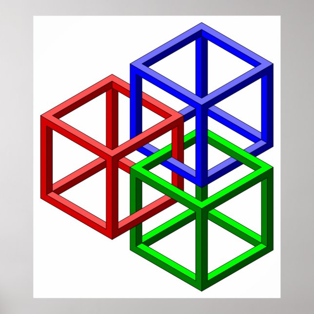 Impossible Cubes Poster (Front)
