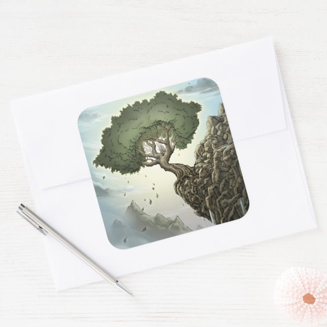 Impossible Hope Square Sticker (Envelope)