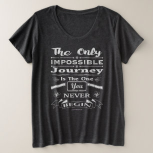 Impossible Journey Plus Size T-Shirt