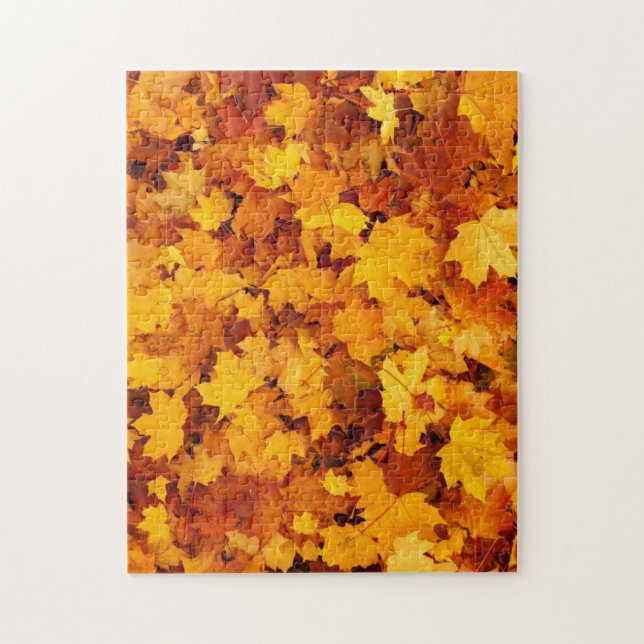 Impossible puzzle autumn leaves jigsaw puzzle (Vertical)
