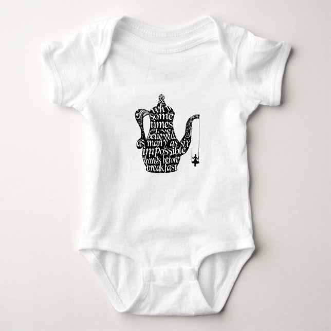 Impossible things baby bodysuit (Front)