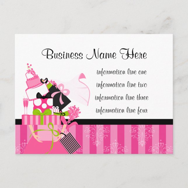 Impossible Wedding Stack Postcard (Front)