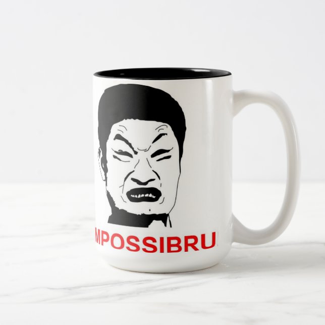 IMPOSSIBRUUUUUU! Two-Tone COFFEE MUG (Right)
