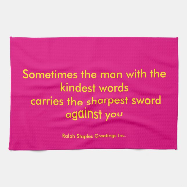 Impostor Tea Towel (Horizontal)