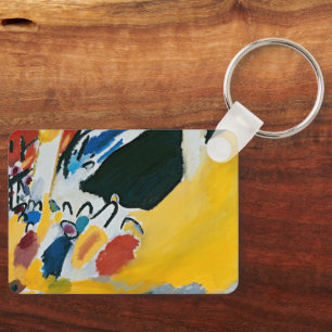 Impression III (Concert) by Wassily Kandinsky Key Ring