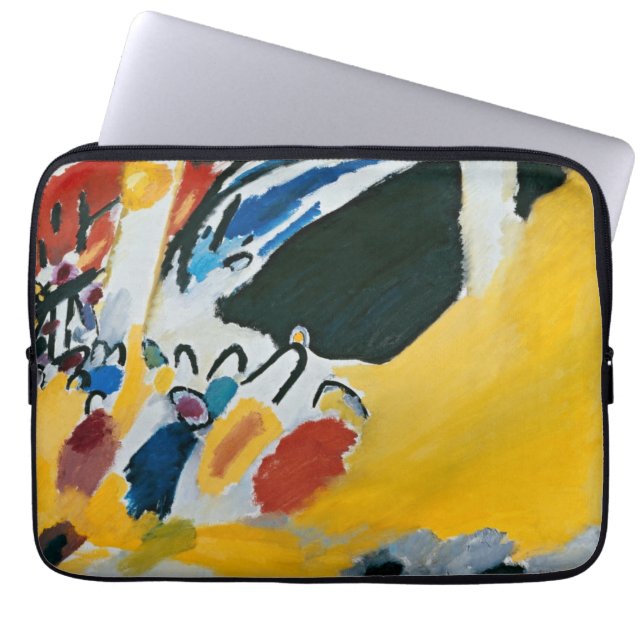 Impression III (Concert) by Wassily Kandinsky Laptop Sleeve (Front)