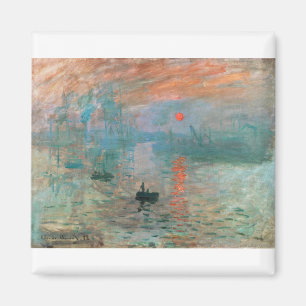 Impression, Sunrise 1872 Claude Monet Magnet