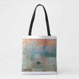 Impression, Sunrise 1872 Claude Monet Tote Bag