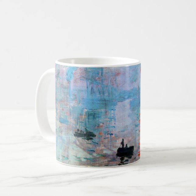 Impression, Sunrise by Claude Monet Coffee Mug (Front Left)