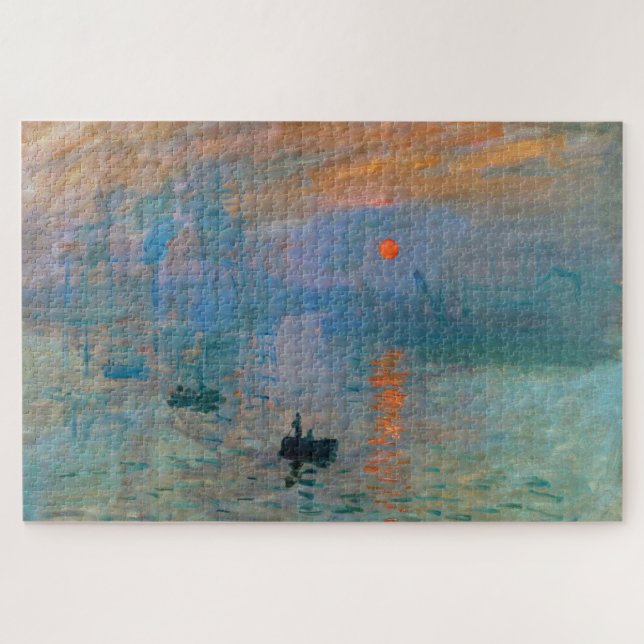 Impression Sunrise by Claude Monet Jigsaw Puzzle (Horizontal)