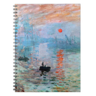 Impression, Sunrise by Claude Monet Notebook