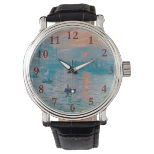 Impression Sunrise claude monet impressionist Watch