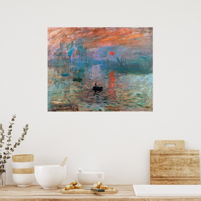 Impression, Sunrise | Claude Monet | Poster (Kitchen)