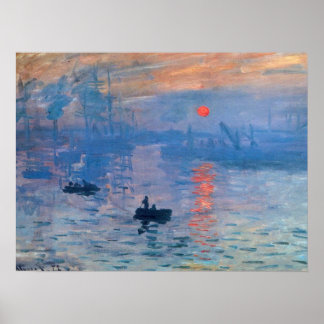 Impression Sunrise Poster