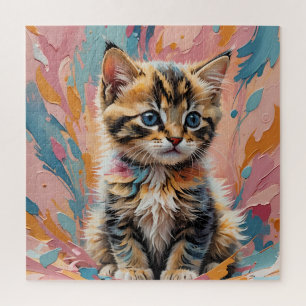 Impressionism Kitty Puzzle
