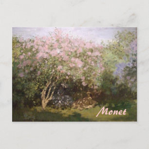 Impressionism Lilacs by Monet Postcard
