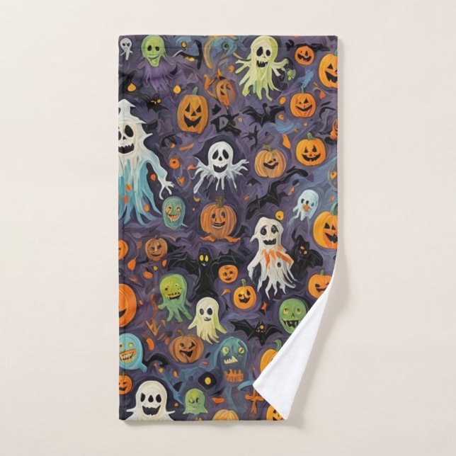 Impressionism Melting Ghosts Hand Towel (Hand Towel)