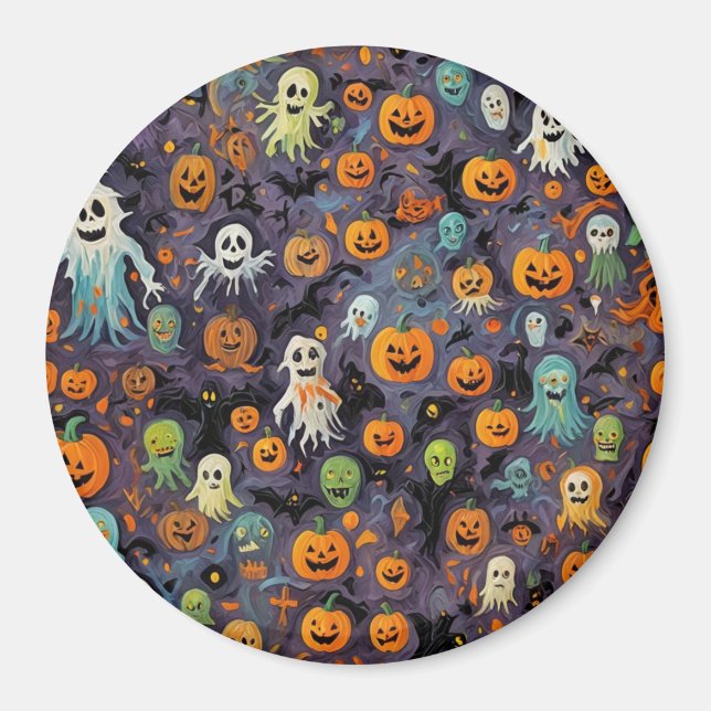 Impressionism Melting Ghosts Magnet (Front)