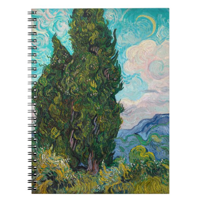 Impressionism Vincent Van Gogh Famous Visual Arts Notebook (Front)