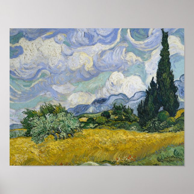 Impressionism Vincent Van Gogh Famouspainters Whea Poster (Front)