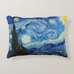Impressionism Vincent Van Gogh Starry Starry Night Decorative Cushion<br><div class="desc">Impressionism Vincent Van Gogh Starry Starry Night Meaning Famous Visual Arts Design features a great example of expressionism artwork. This Impressionism Vincent Van Gogh Starry Starry Night Meaning Famous Visual Arts Design reflects the essence of the artist and the time period created in. Perfect for art enthusiast of all ages,...</div>