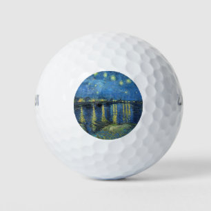 Impressionism Vincent Van Gogh Starry Starry Night Golf Balls