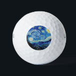 Impressionism Vincent Van Gogh Starry Starry Night Golf Balls<br><div class="desc">Looking for fine art, fine gallery art, or gallery art? You've come to the right place. Impressionism Vincent Van Gogh Starry Starry Night Meaning Famous Visual Arts Design features a great example of expressionism artwork. This Impressionism Vincent Van Gogh Starry Starry Night Meaning Famous Visual Arts Design reflects the essence...</div>