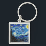 Impressionism Vincent Van Gogh Starry Starry Night Key Ring<br><div class="desc">Impressionism Vincent Van Gogh Starry Starry Night Meaning Famous Visual Arts Design features a great example of expressionism artwork. This Impressionism Vincent Van Gogh Starry Starry Night Meaning Famous Visual Arts Design reflects the essence of the artist and the time period created in. Perfect for art enthusiast of all ages,...</div>
