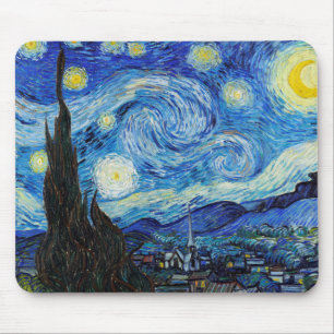 Impressionism Vincent Van Gogh Starry Starry Night Mouse Pad