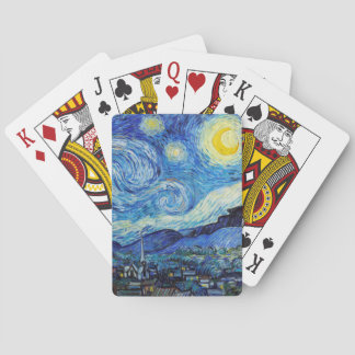 Impressionism Vincent Van Gogh Starry Starry Night Playing Cards