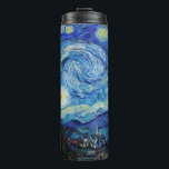 Impressionism Vincent Van Gogh Starry Starry Night Thermal Tumbler<br><div class="desc">Impressionism Vincent Van Gogh Starry Starry Night Meaning Famous Visual Arts Design features a great example of expressionism artwork. This Impressionism Vincent Van Gogh Starry Starry Night Meaning Famous Visual Arts Design reflects the essence of the artist and the time period created in. Perfect for art enthusiast of all ages,...</div>