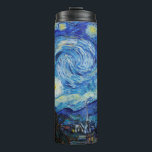 Impressionism Vincent Van Gogh Starry Starry Night Thermal Tumbler<br><div class="desc">Impressionism Vincent Van Gogh Starry Starry Night Meaning Famous Visual Arts Design features a great example of expressionism artwork. This Impressionism Vincent Van Gogh Starry Starry Night Meaning Famous Visual Arts Design reflects the essence of the artist and the time period created in. Perfect for art enthusiast of all ages,...</div>