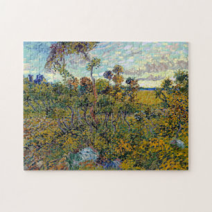 Impressionism Vincent Van Gogh Sunset at Montmajou Jigsaw Puzzle