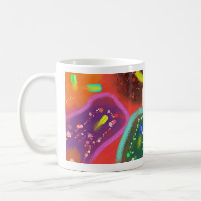 Impressionist art Contemplative Coffee Mug (Left)