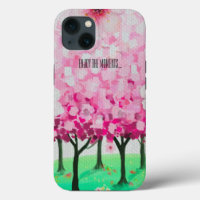 Impressionist cherry blossoms