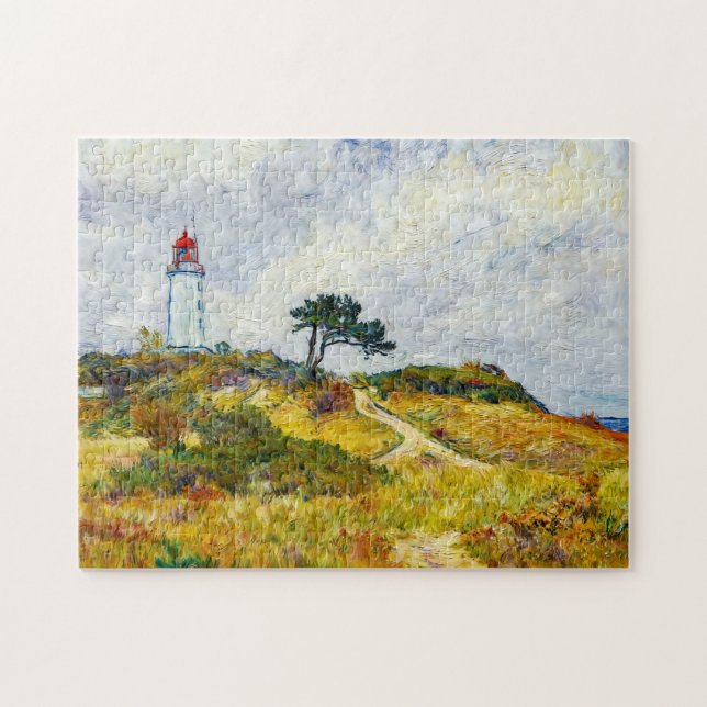 Impressionist Coastline on Hiddensee Island at Sun Jigsaw Puzzle (Horizontal)