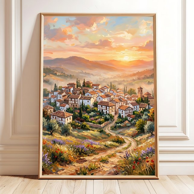 Impressionist Countryside Sunset Wall Art (Creator Uploaded)