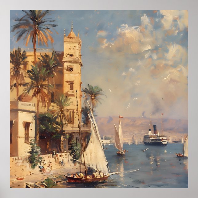 Impressionist Egypt around 1905 Poster (Front)