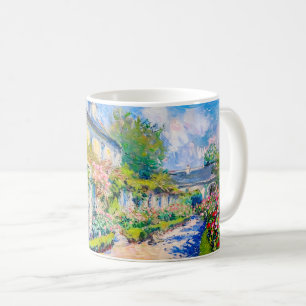 Impressionist Garden Art Mug Sunlit Garden House