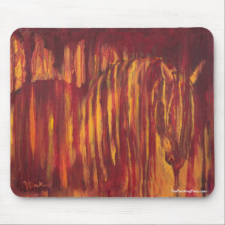 Impressionist Horse Painting Mouse Pad