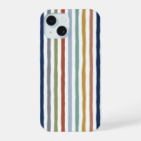 Impressionist-Inspired Colours Hand-Drawn Stripes