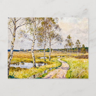 Impressionist Landscape of Worpswede in the Teufel Postcard