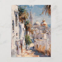 Impressionist motiv of Tunis