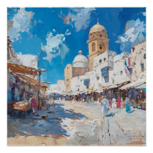 Impressionist picture of Tunesia