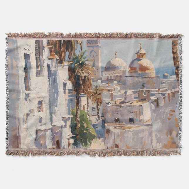 Impressionist picture of Tuni Throw Blanket (Front)