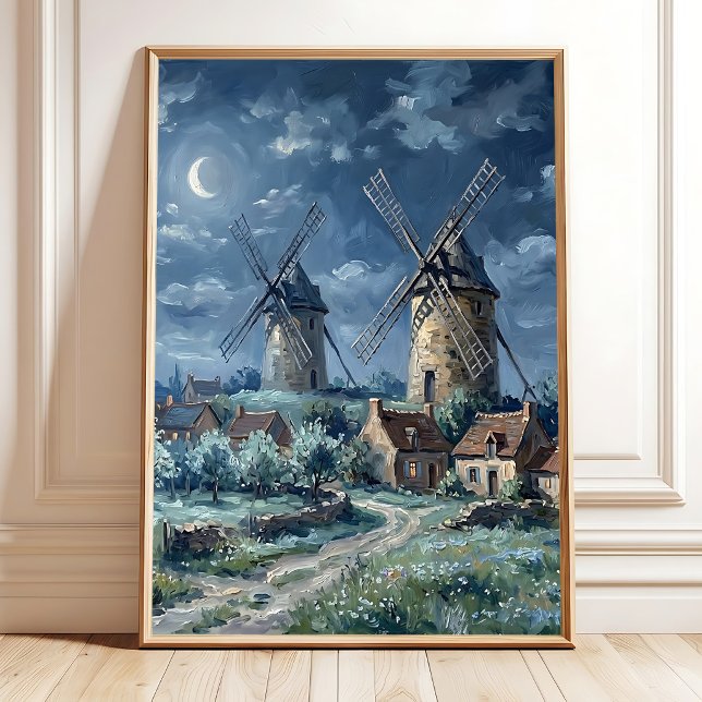 Impressionist Spring Village Wall Art (Creator Uploaded)