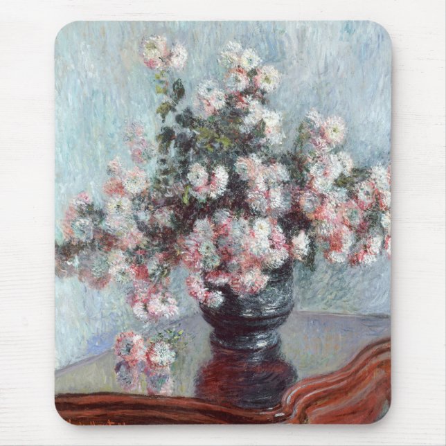 Impressionist Still Life Floral Mouse Pad (Front)