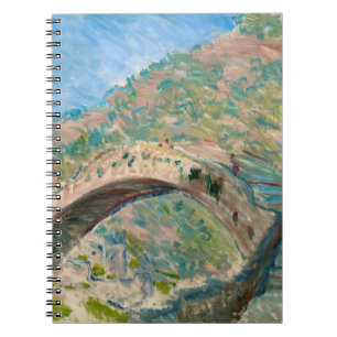Impressionist Stone Bridge Landscape Notebook