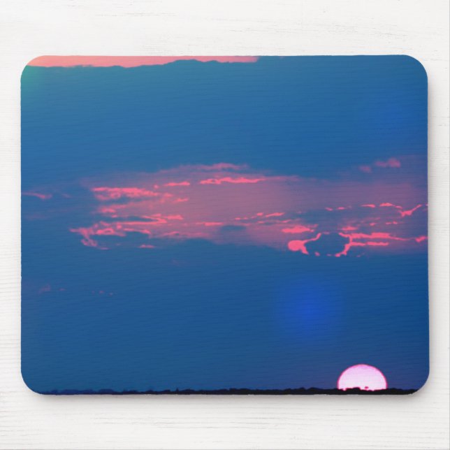 Impressionist Sunset From The Sea Mouse Pad (Front)